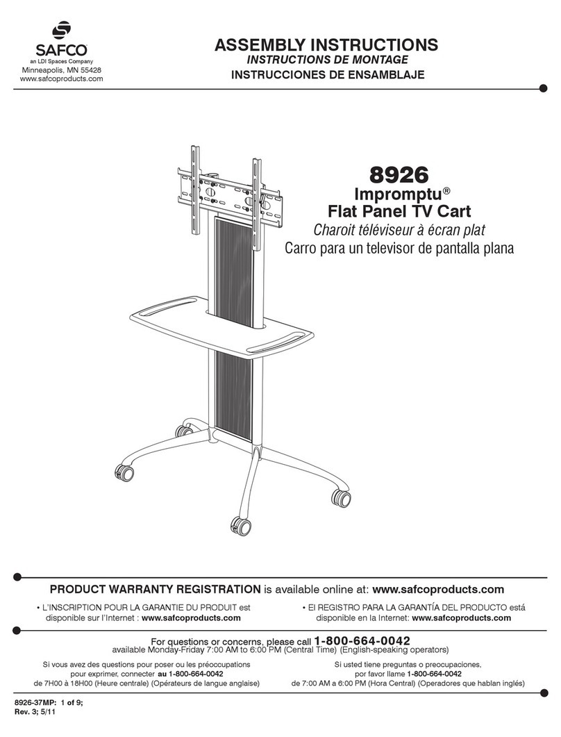 LDI Spaces SAFCO Impromptu 8926 User manual
