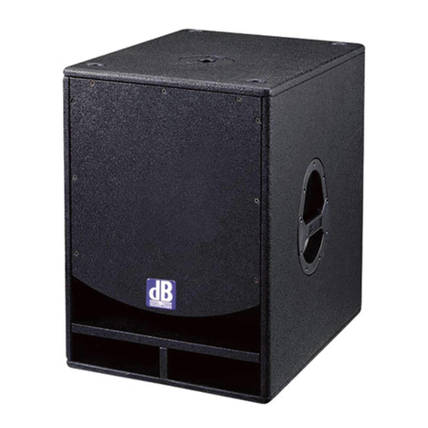 dB Technologies OPERA SUB 15 User manual