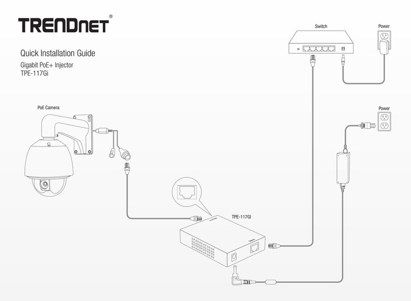 TRENDnet TPE-117Gi Quick installation guide