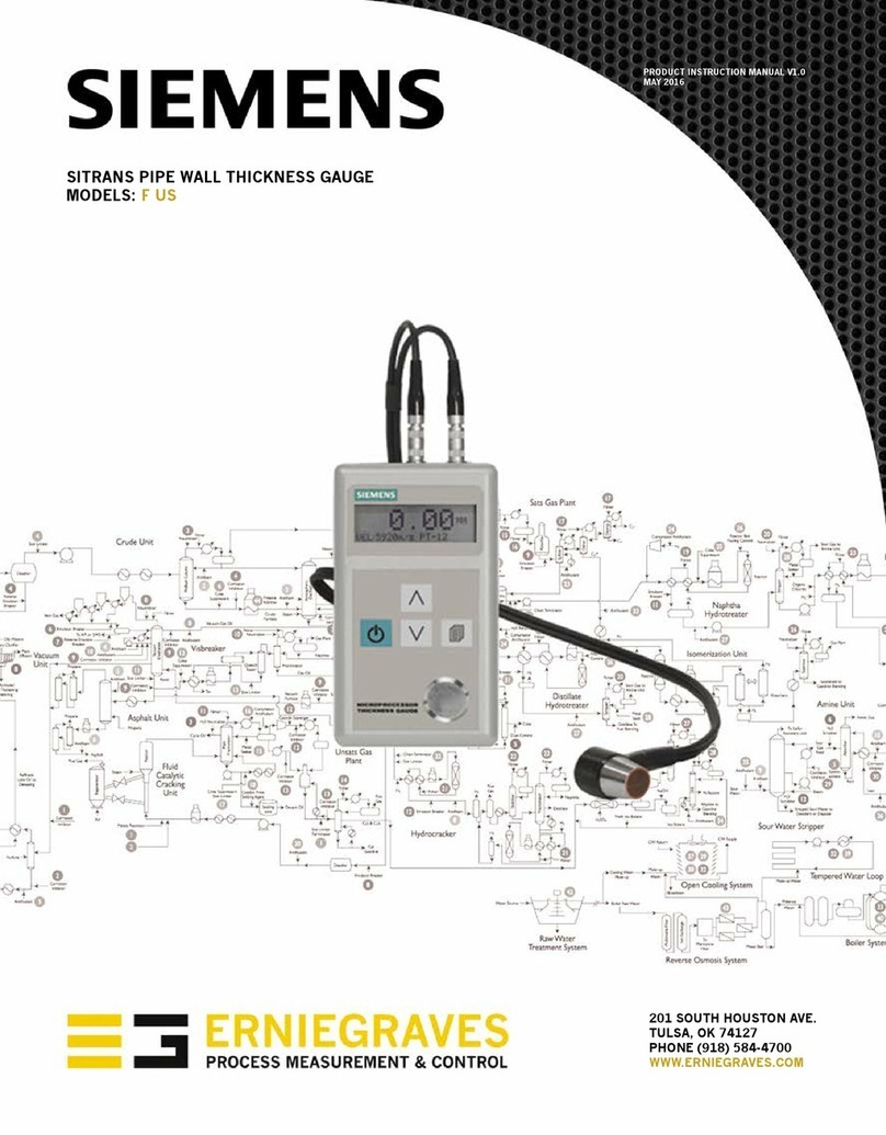 Siemens SITRANS F US Series User manual