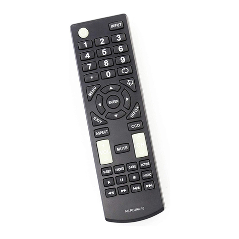 Insignia NS-RC4NA-16 Quick setup guide