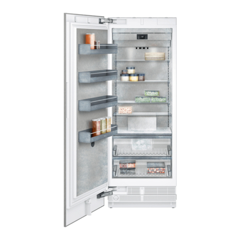 Gaggenau RF 461 User manual