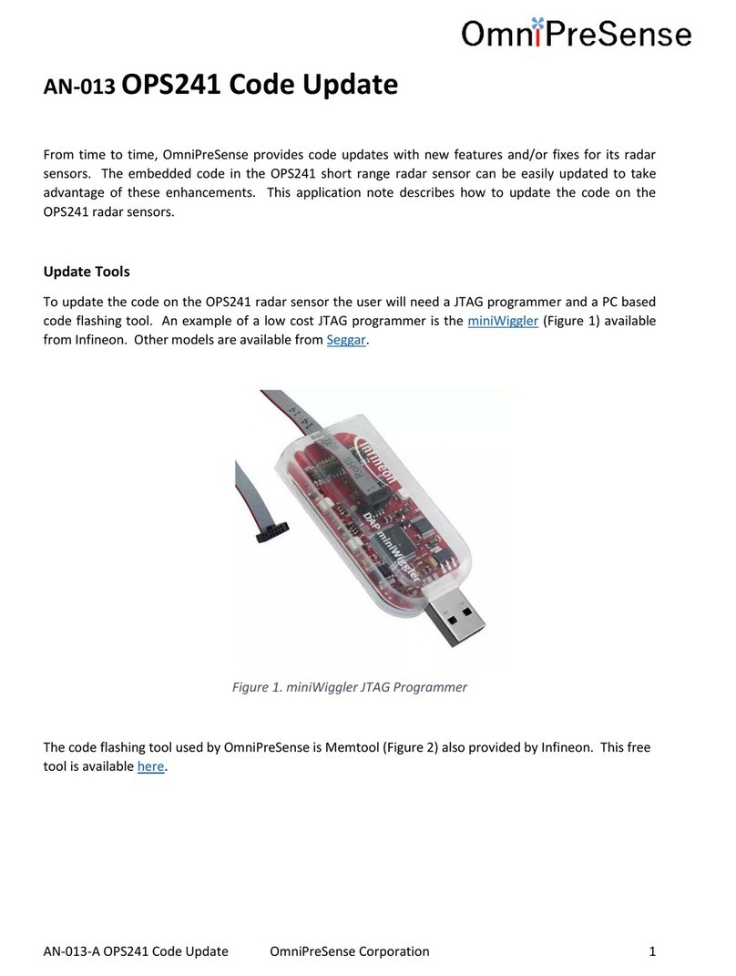 OmniPreSense OPS241 Code Update