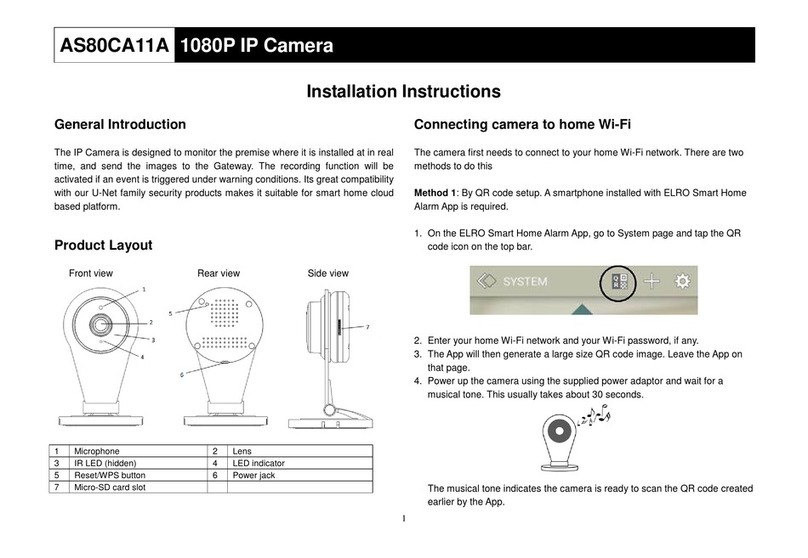 ELRO AS80CA11A installation instructions