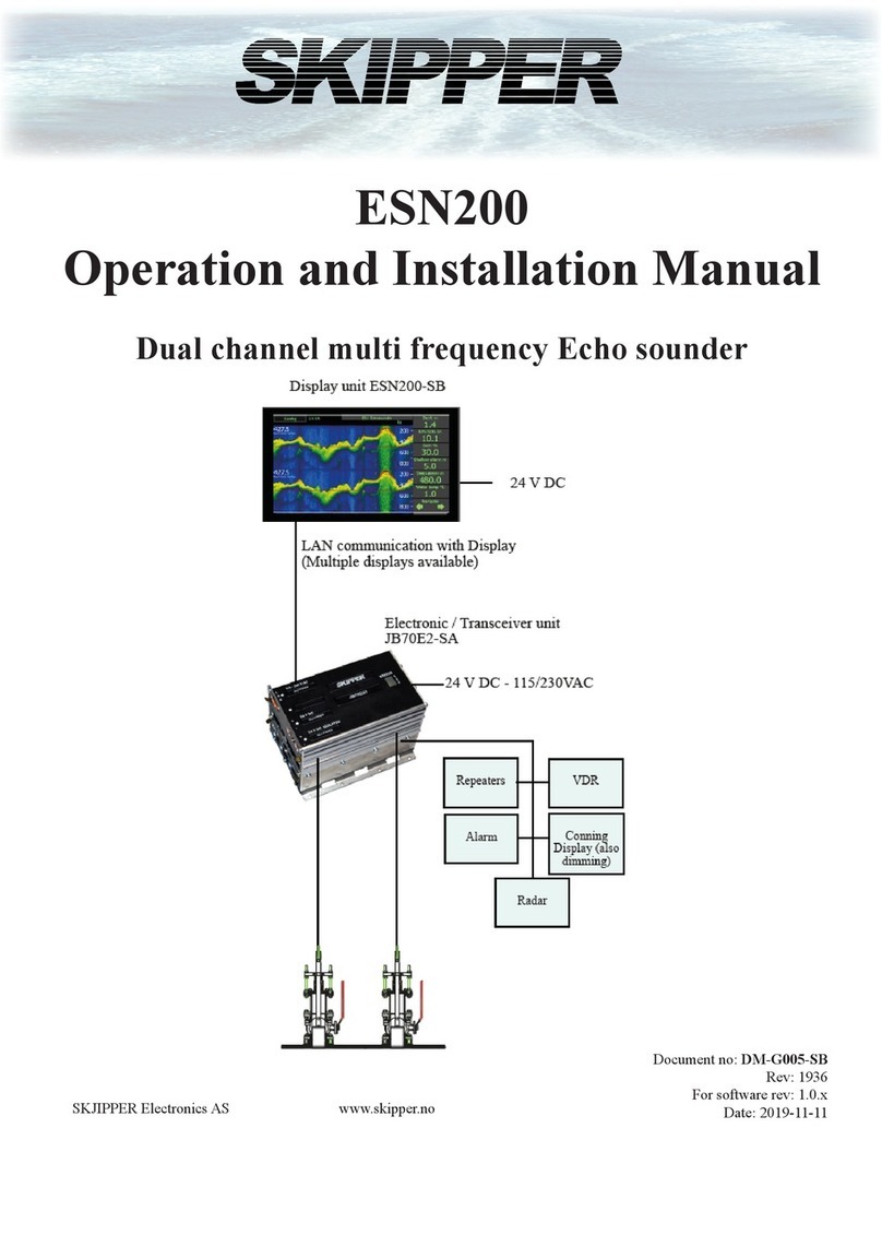 Skipper ESN200 Operation and installation manual