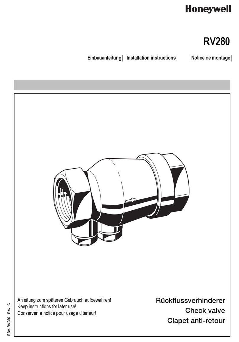 Honeywell RV280 User manual
