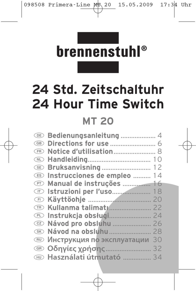 brennenstuhl MT 20 Directions for use