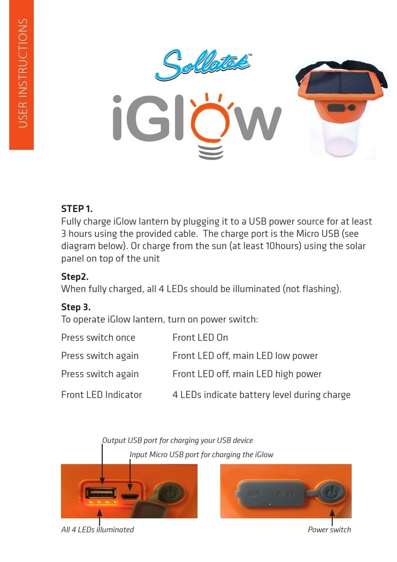 Sollatek iGlow User instructions