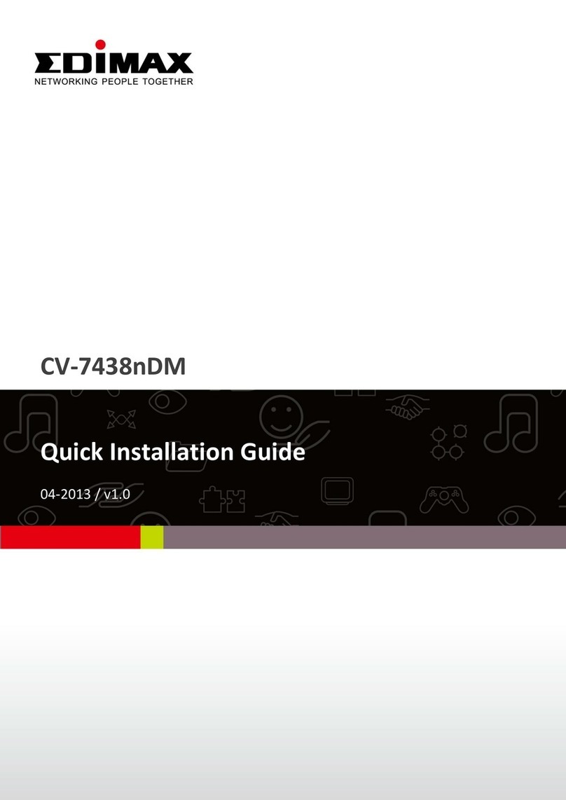 Edimax CV-7438nDM User manual