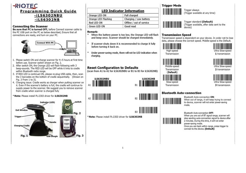 RIOTEC iLS6302NBU User manual