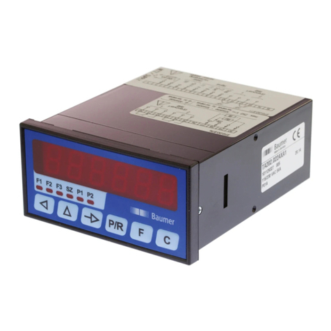 Baumer TA202 User manual