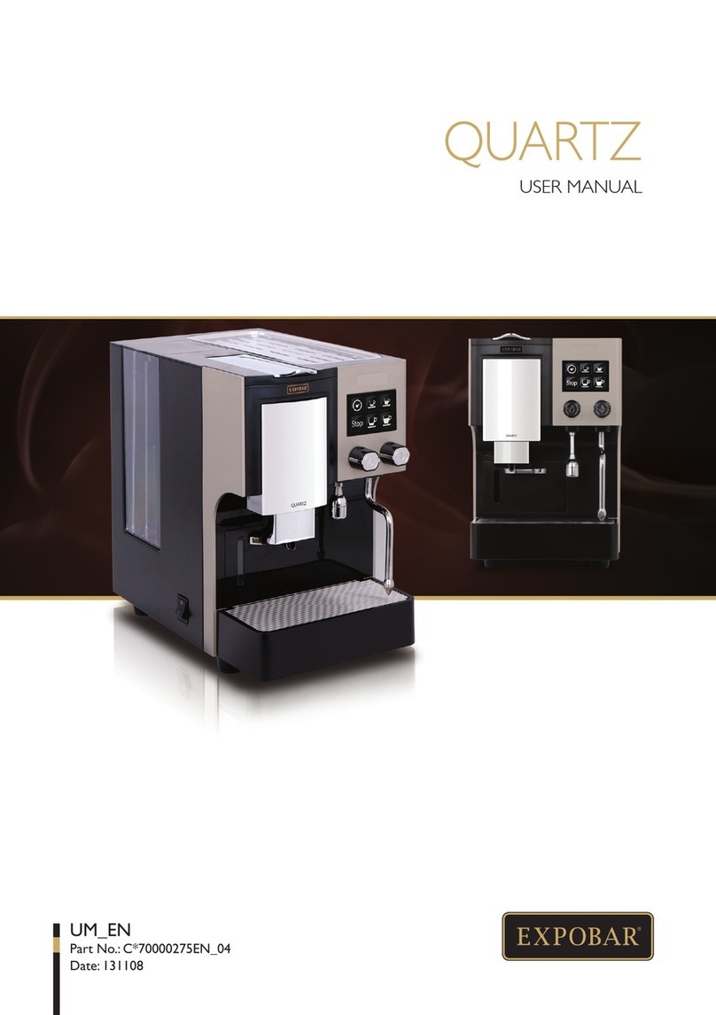 Expobar QUARTZ User manual