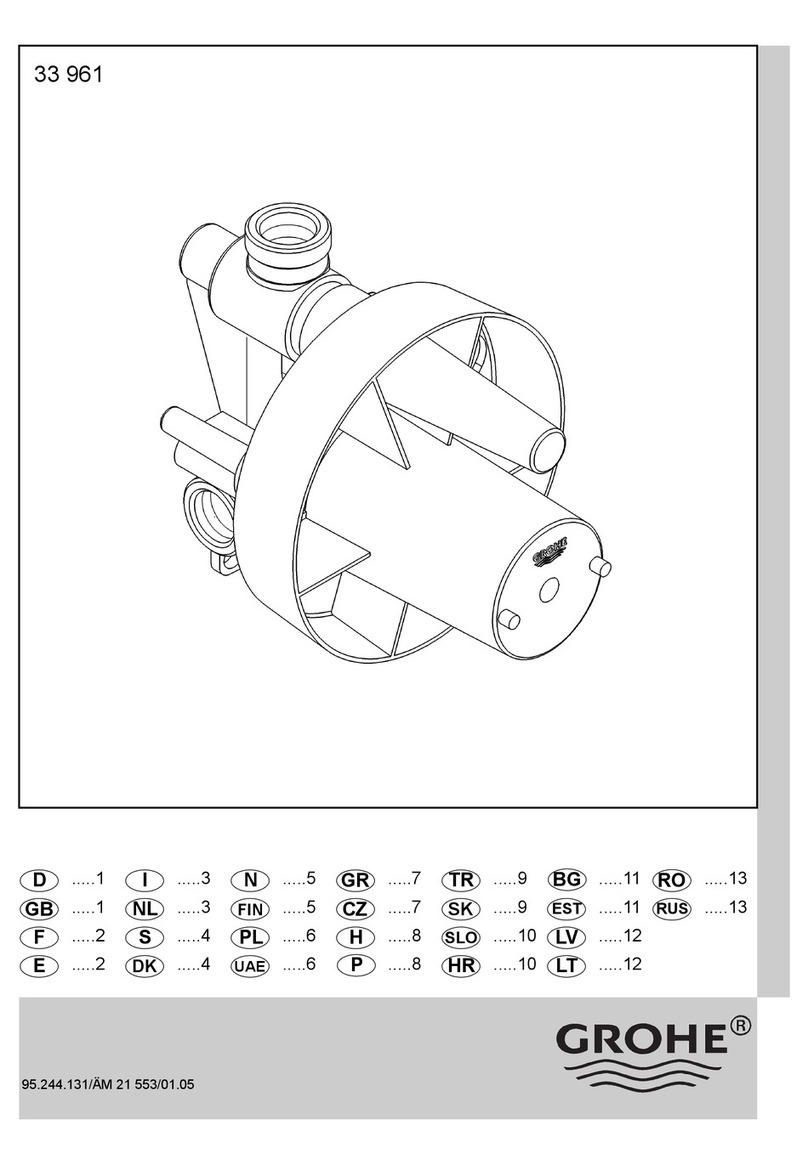 Grohe 33 961 User manual Grohe 33 961 User manual