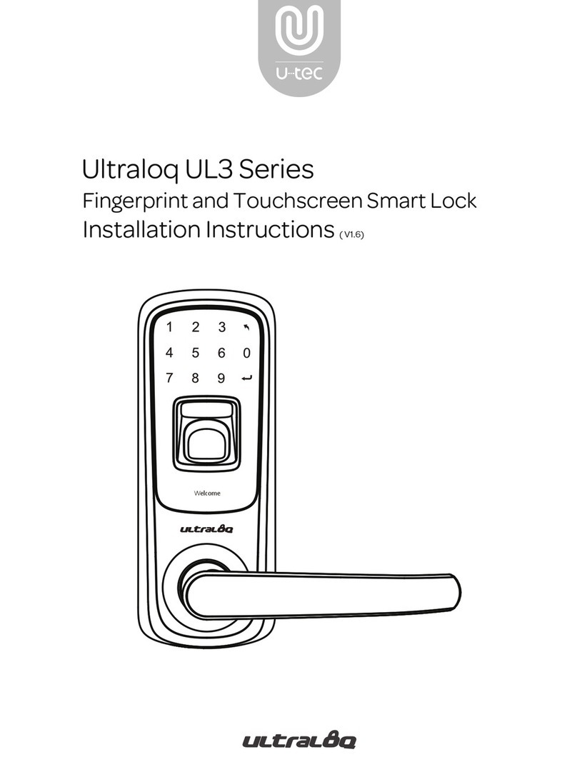 U-tec Ultraloq UL3 installation instructions