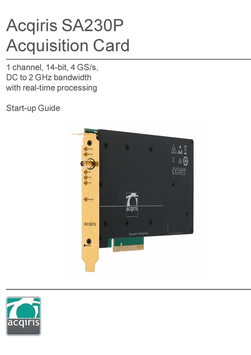 Acqiris SA230P Startup guide