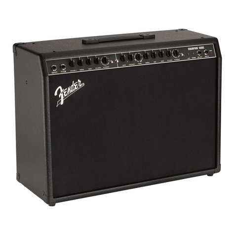 Fender CHAMPION 100XL Series User manual
