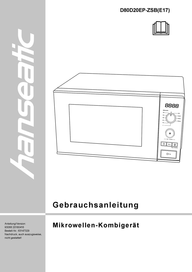 Hanseatic D80D20EP-ZSB User manual Hanseatic D80D20EP-ZSB User manual