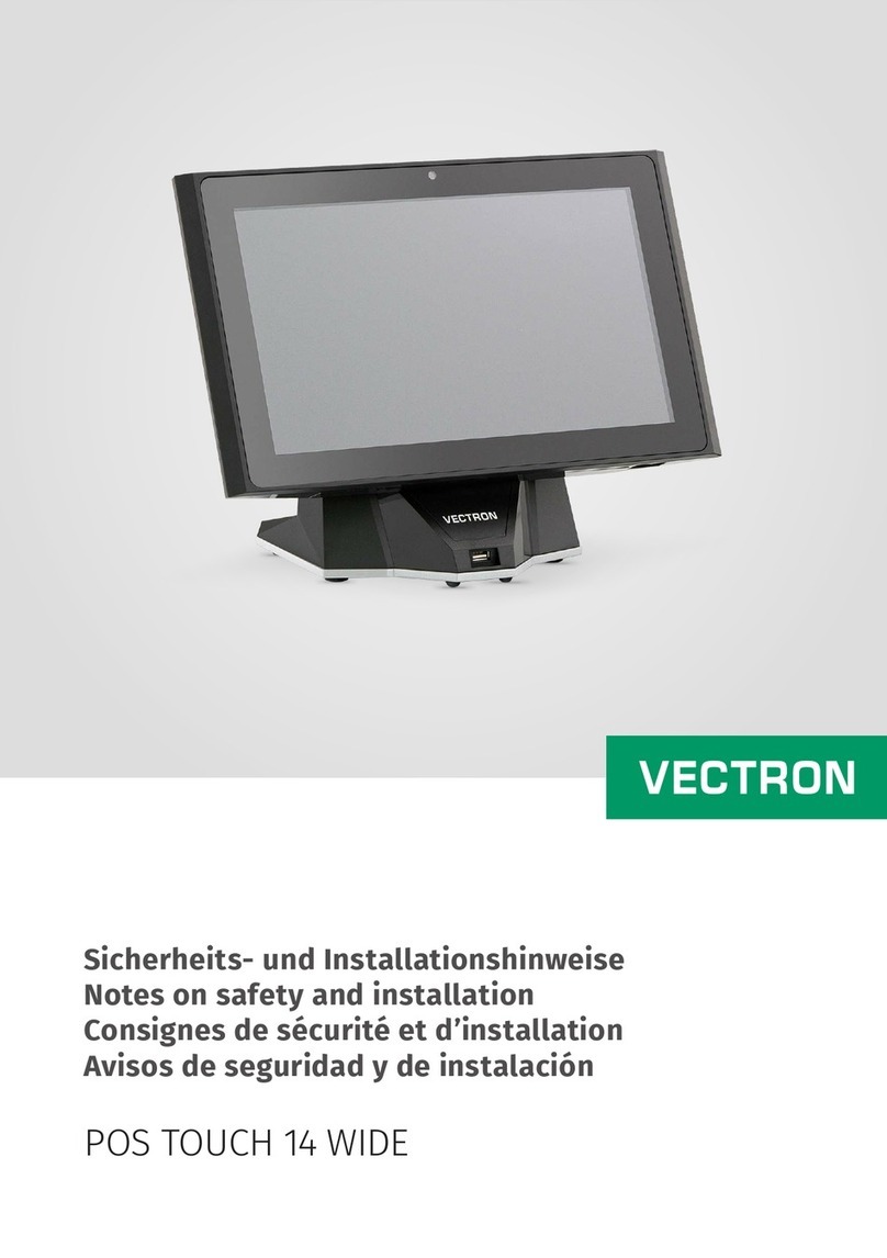 Vectron POS Touch 14 Wide Setup guide Vectron POS Touch 14 Wide Setup guide
