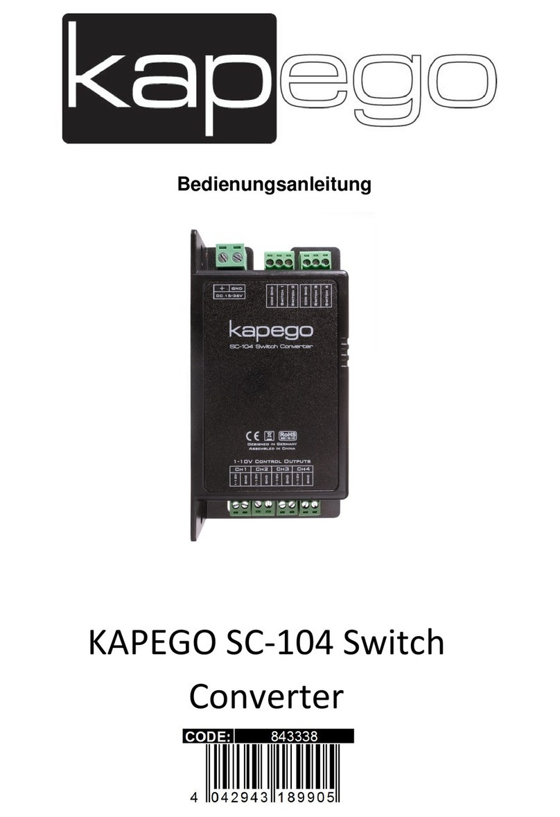 Kapego SC-104 manual
