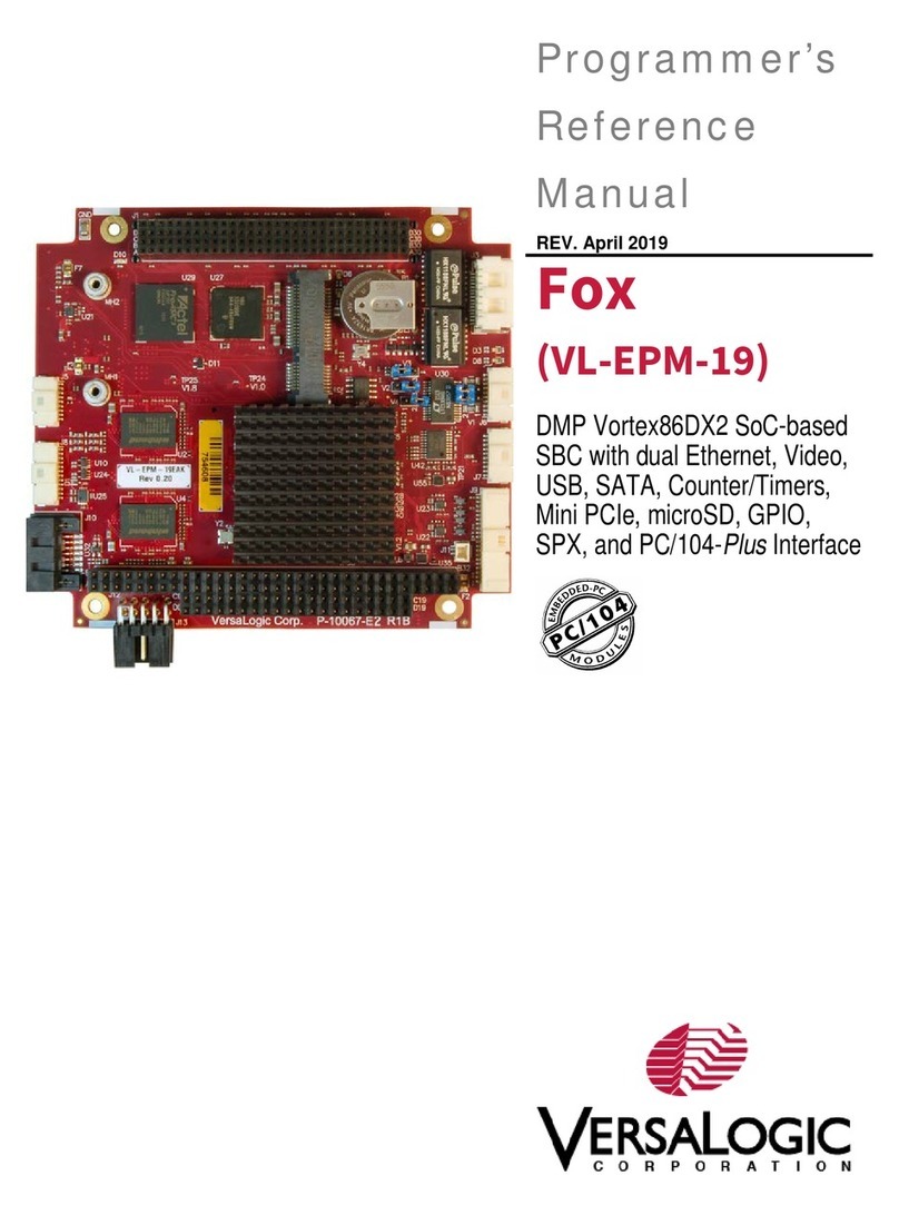 VersaLogic Fox VL-EPM-19 User manual