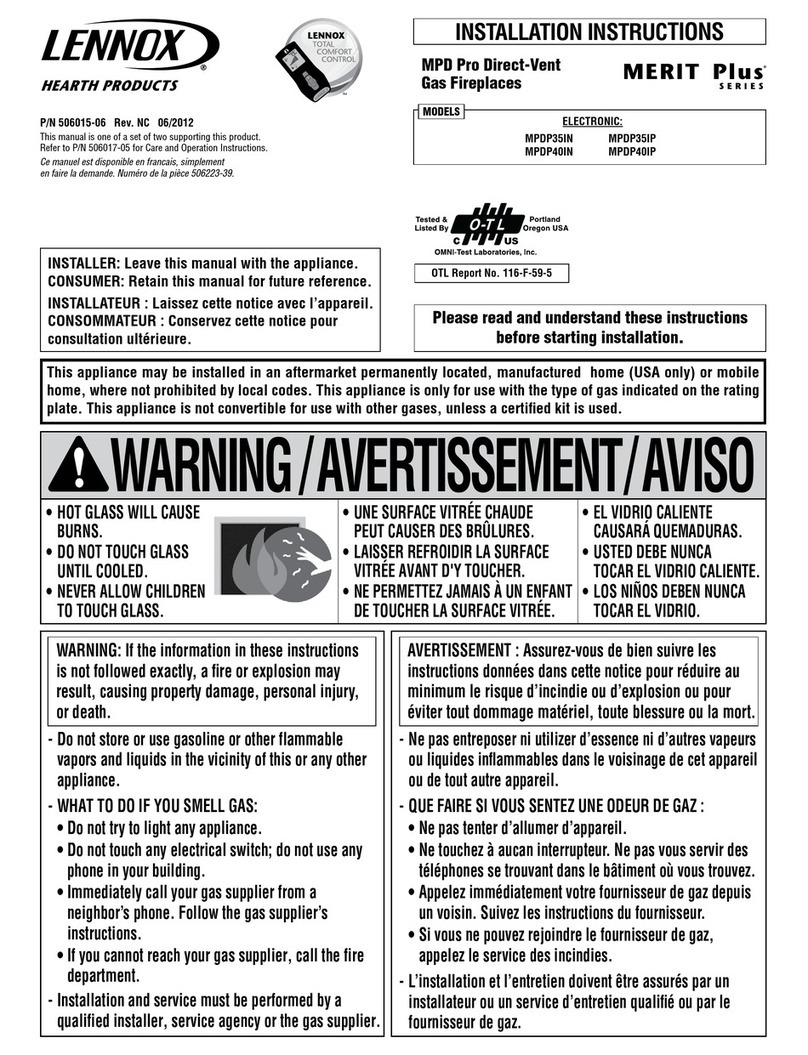 Lennox MERIT PLUS SERIES User manual