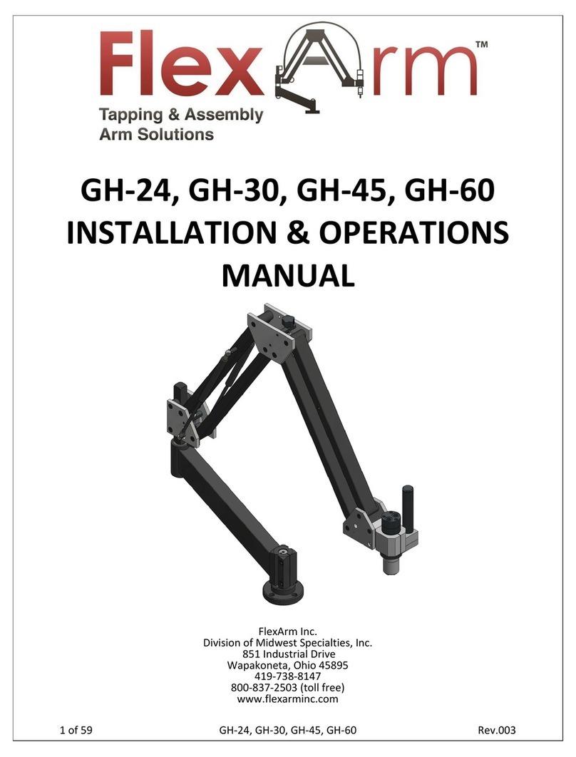 FlexArm GH-24 Installation & operation manual