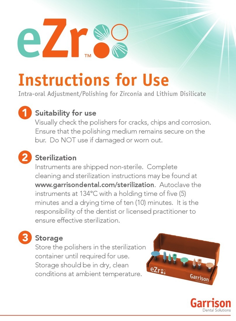 Garrison eZr Instructions for use Garrison eZr Instructions for use