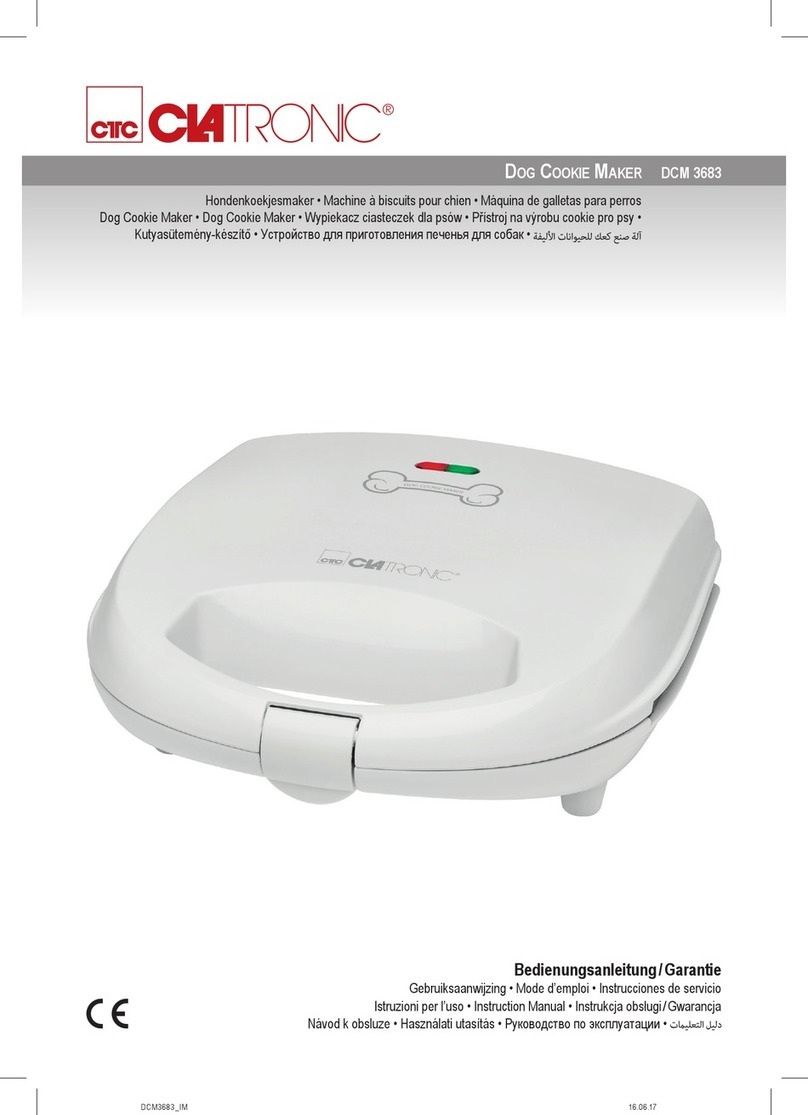 Clatronic DCM 3683 instruction manual