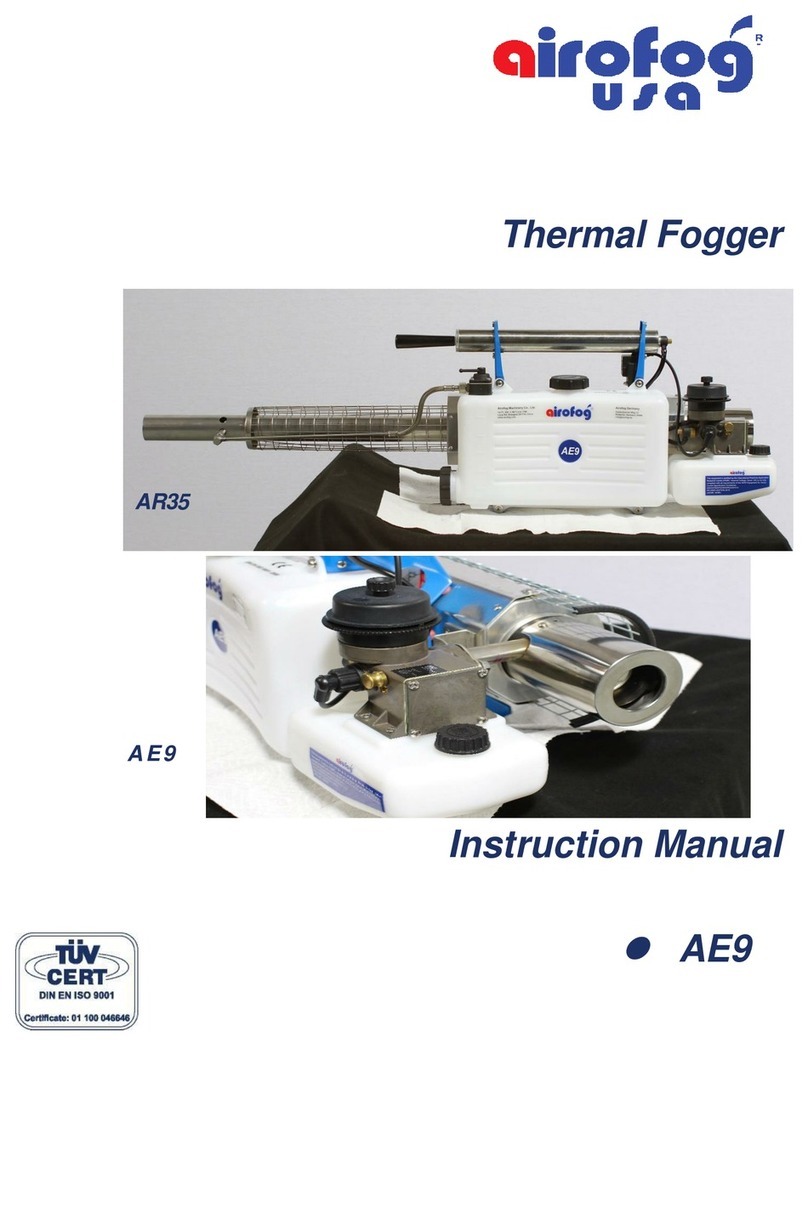 Airofog AE9 Series instruction manual
