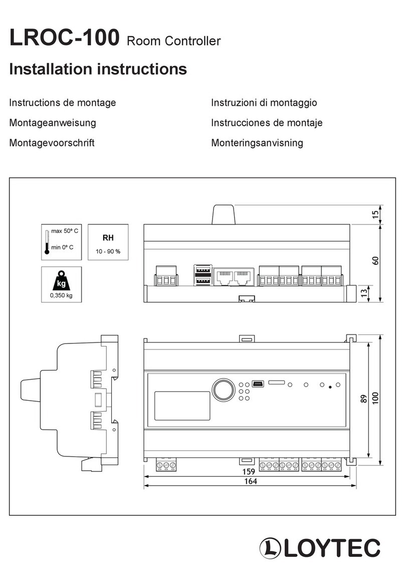 LOYTEC LROC-100 installation instructions