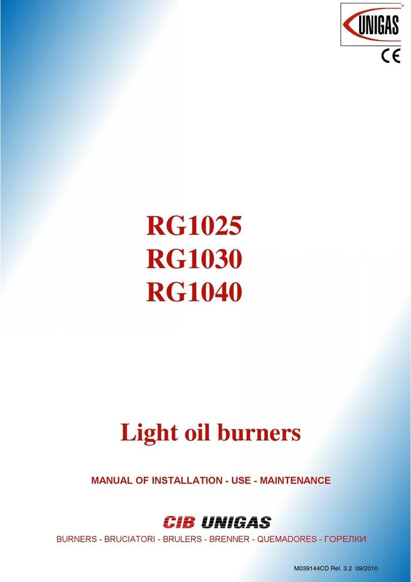 Unigas RG1025 Reference manual