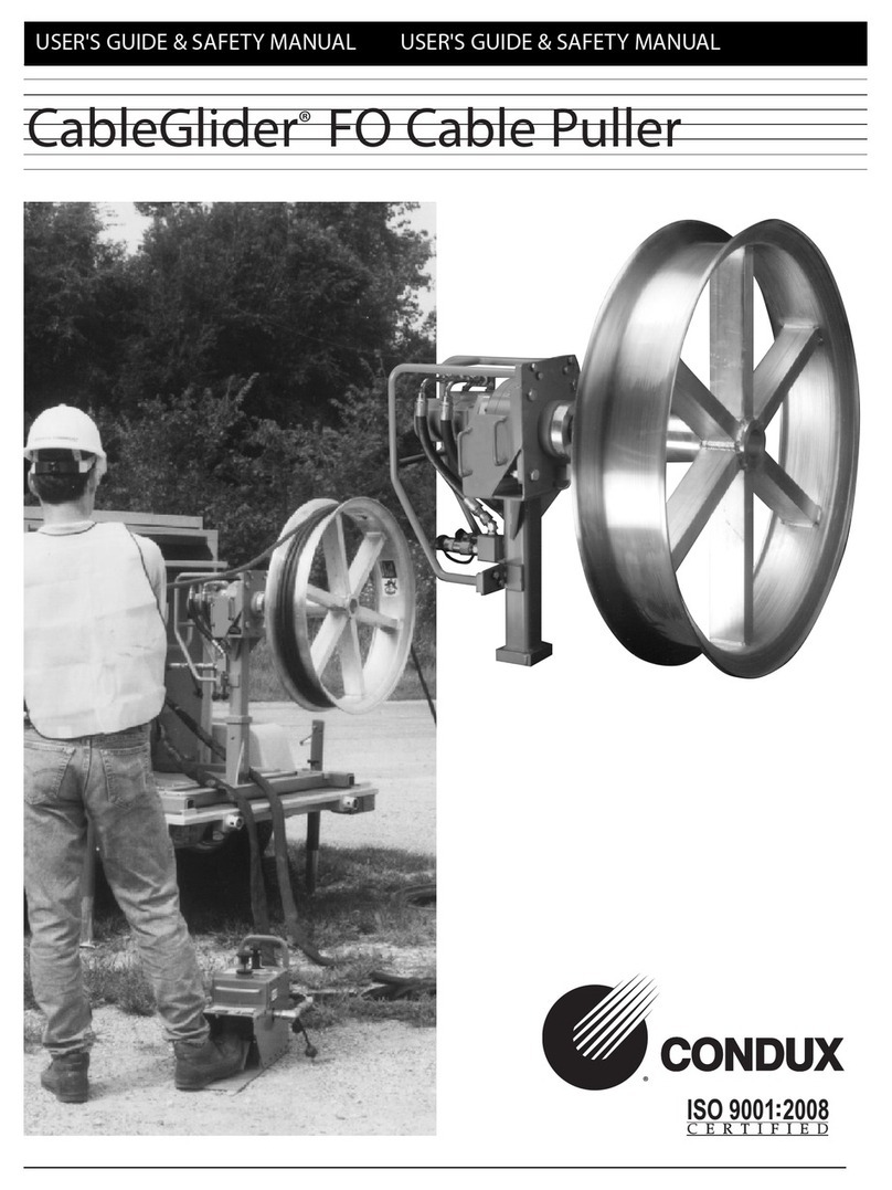 Condux CableGlider User Guide and Safety Manual