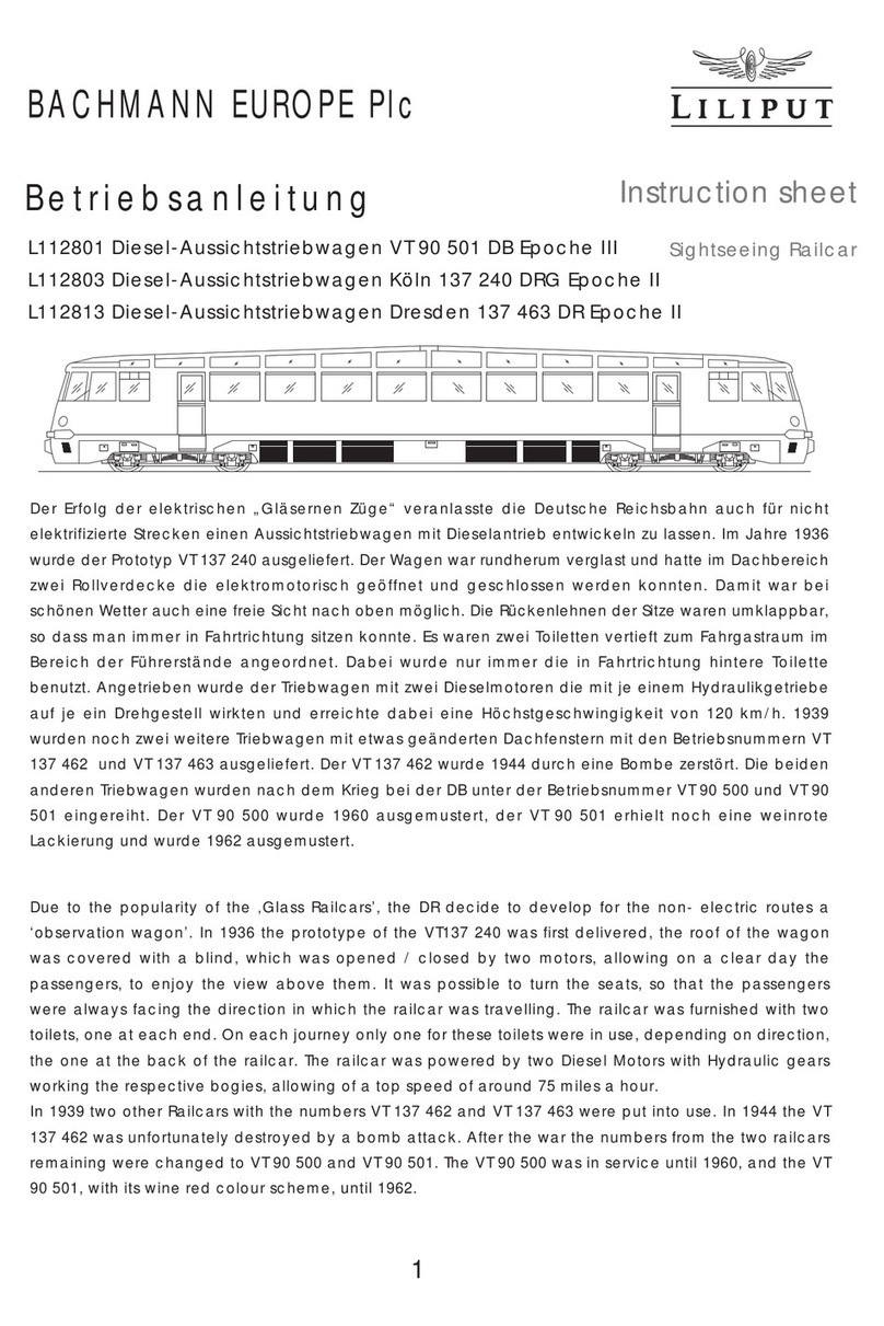Liliput L112801 instruction sheet