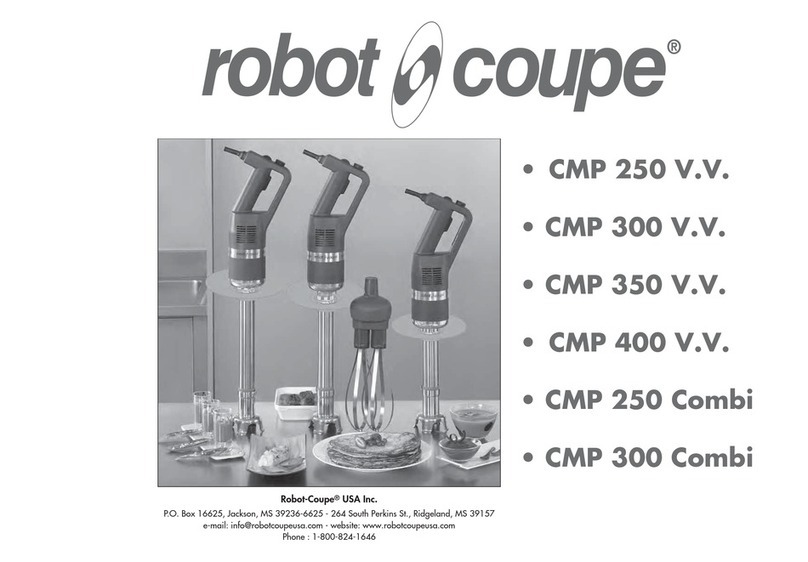 Robot Coupe CMP 400 V.V. User manual