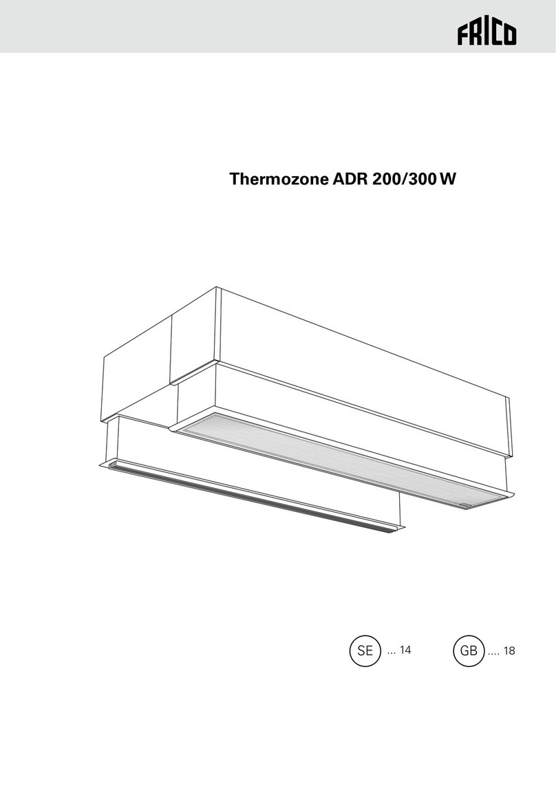 Frico Thermozone ADR300W Series User manual