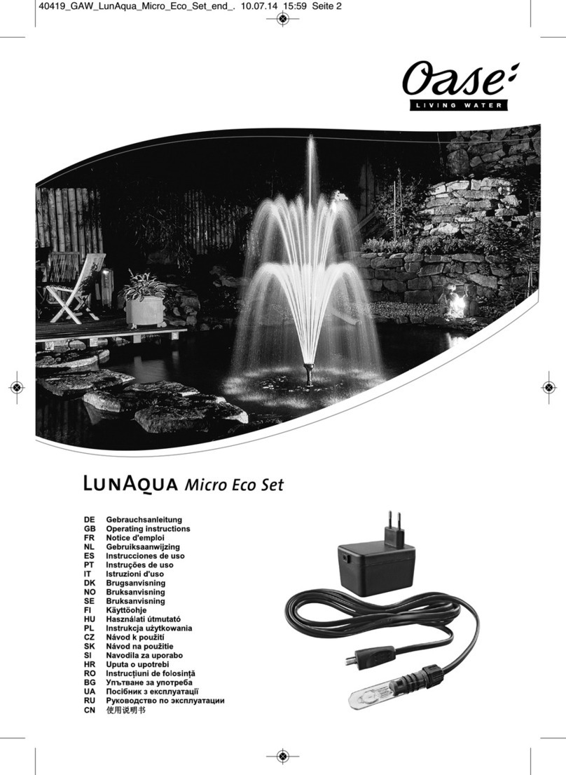 Oase LunAqua Micro Eco Set User manual