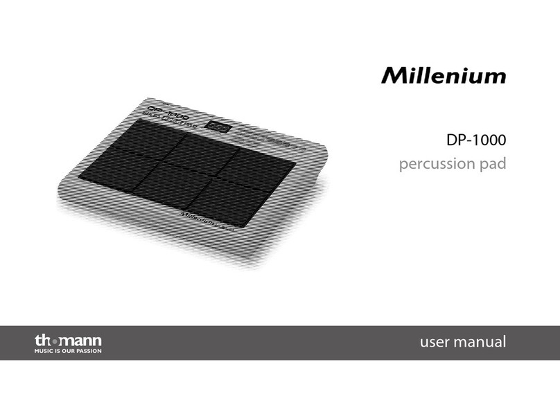 thomann Millenium DP-1000 User manual