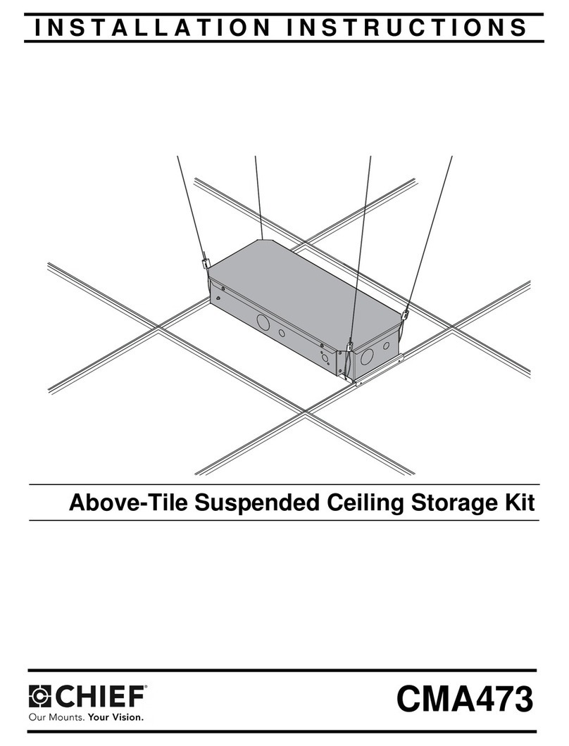 CHIEF CMA473 installation instructions