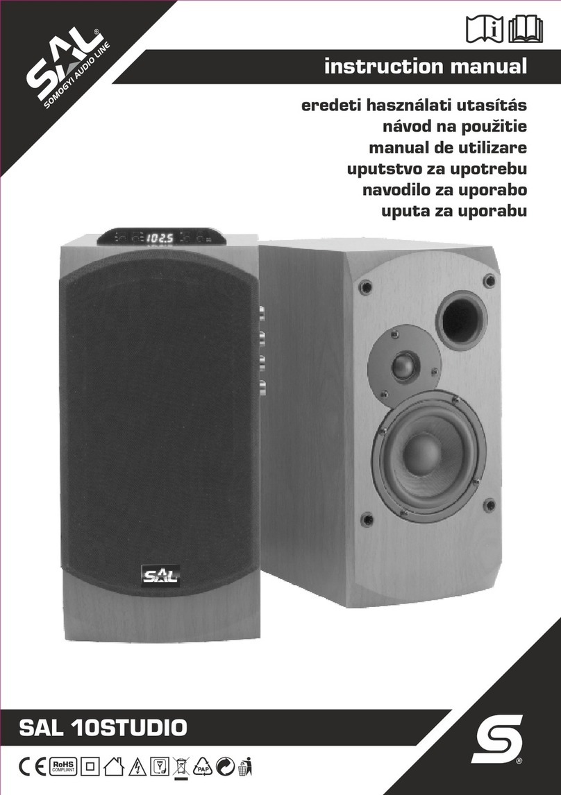 SAL SAL 10STUDIO instruction manual
