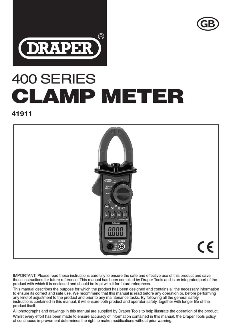 Draper 41911 user manual