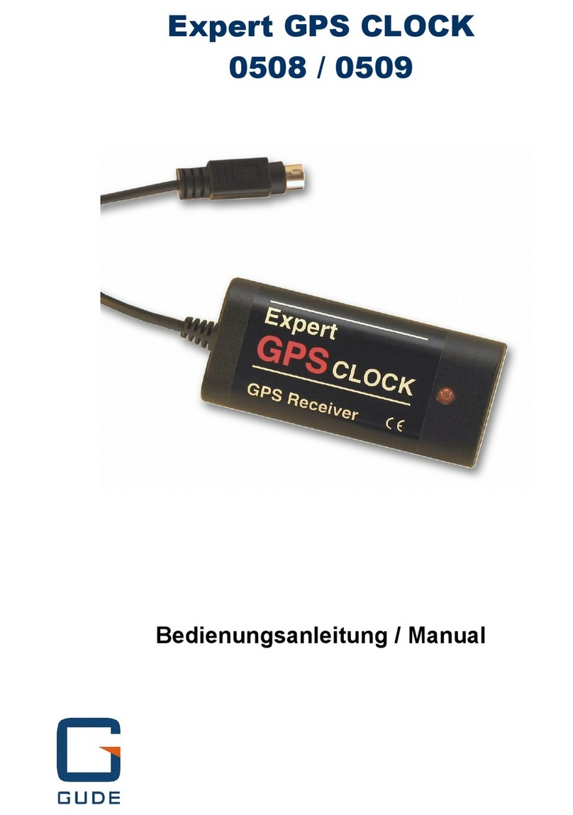 Gude Expert GPS CLOCK 0508 manual