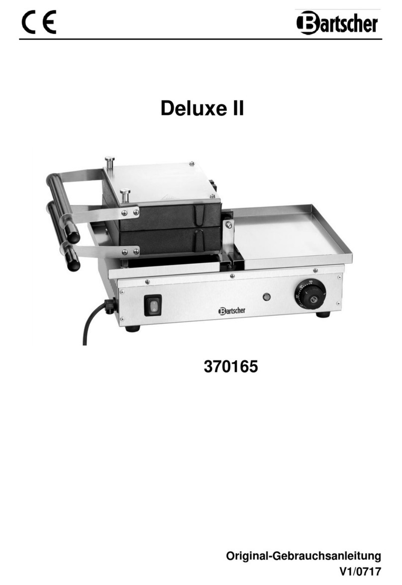 Bartscher Deluxe II instruction manual
