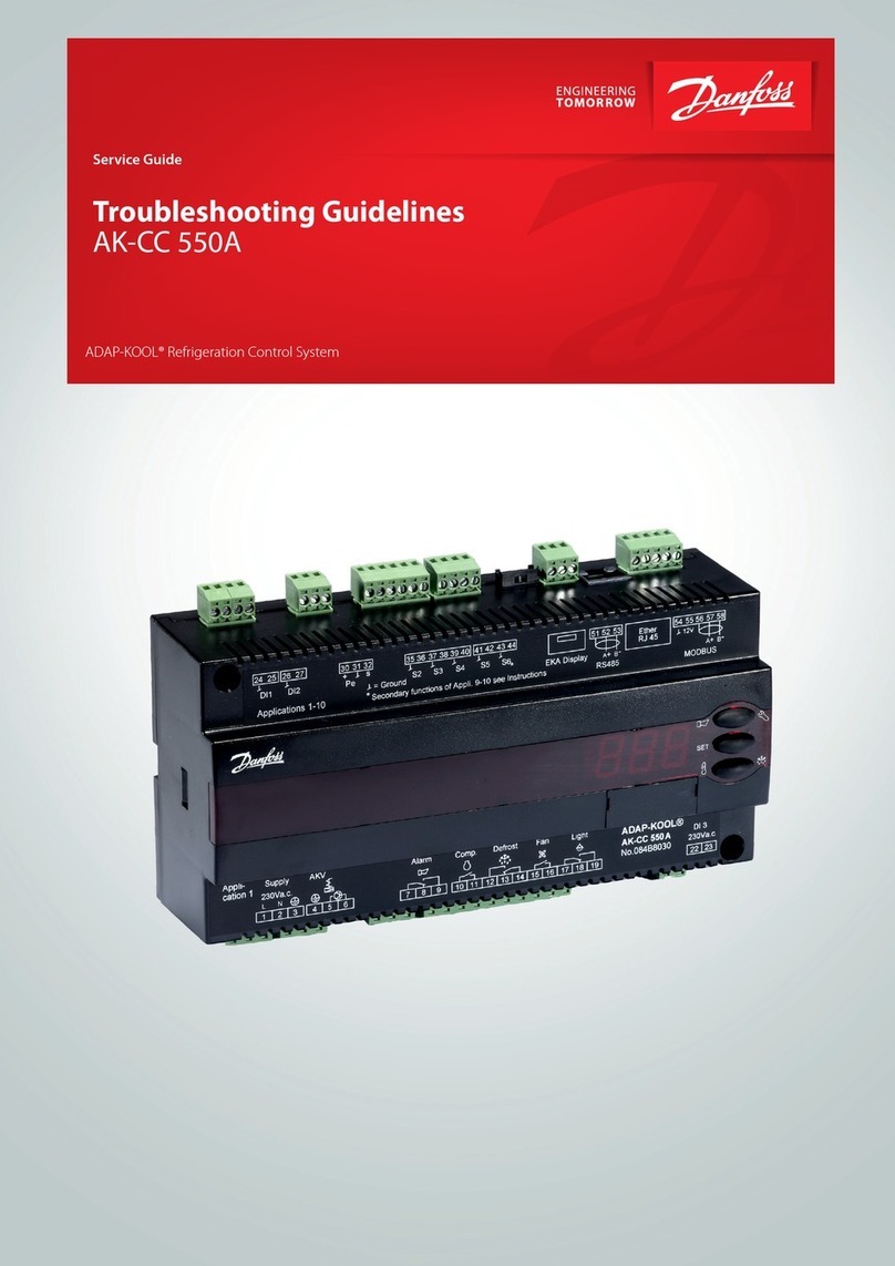 Danfoss AK-CC 550A Instruction Manual