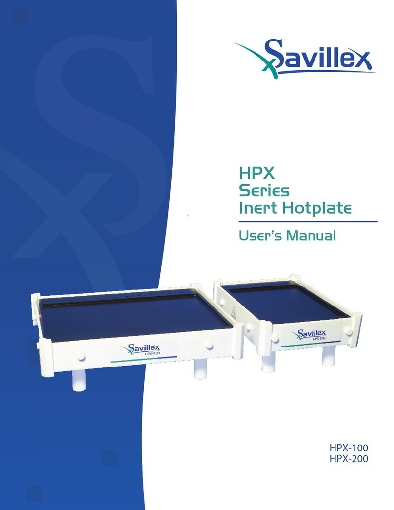 Savillex HPX Series User manual