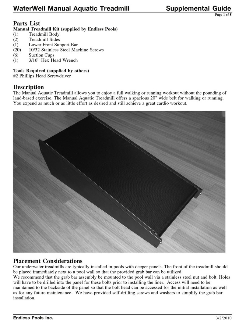 Endless Pools WaterWell Supplemental guide