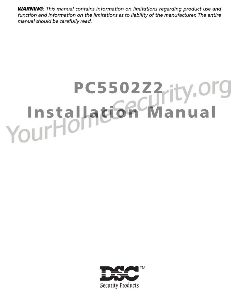 DSC PC5502Z2 User manual