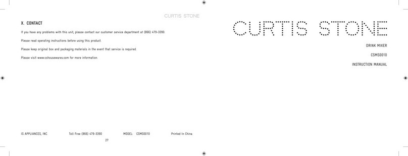Curtis Stone CSMS0010 User manual