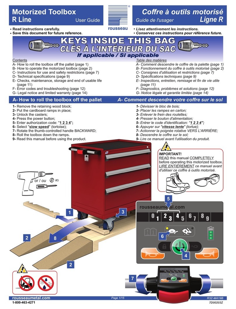 Rousseau R Line user guide