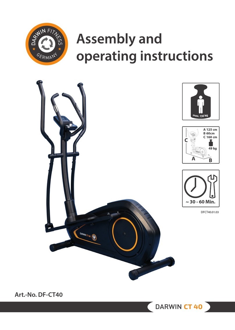 DarwinFitness DF-CT40 Assembly and operating instructions