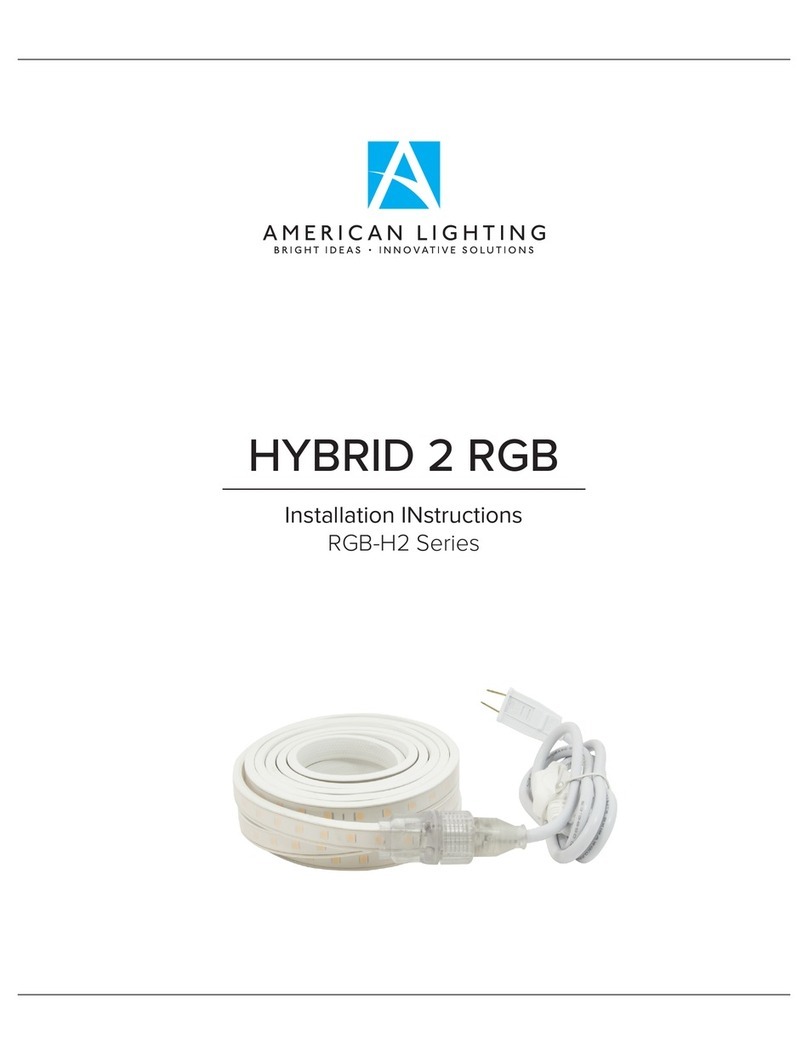 American Lighting RGB-H2 Series User manual
